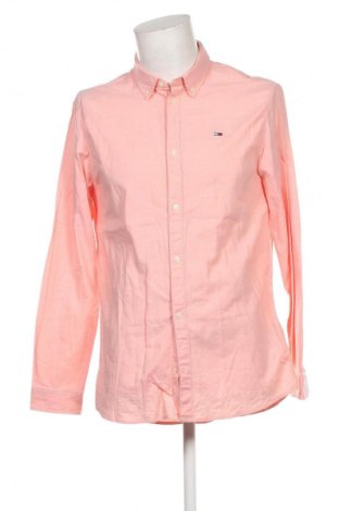 Herrenhemd Tommy Jeans, Größe L, Farbe Orange, Preis 85,04 €
