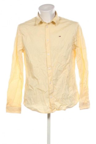 Férfi ing Tommy Jeans, Méret XL, Szín Sárga, Ár 16 739 Ft