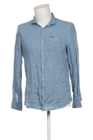 Herrenhemd Unbranded, Größe L, Farbe Blau, Preis € 15,13
