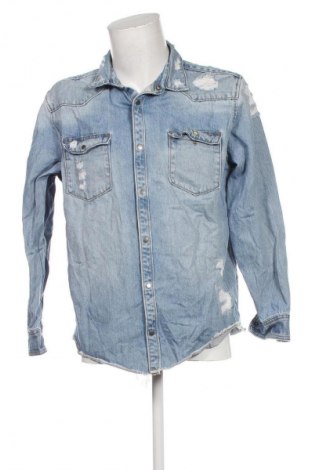 Cămașă de bărbați Zara Man, Mărime XL, Culoare Albastru, Preț 46,99 Lei