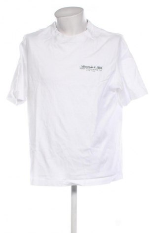 Herren T-Shirt Abercrombie & Fitch, Größe L, Farbe Weiß, Preis € 21,99