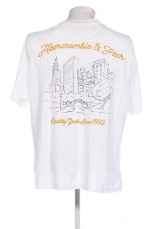 Herren T-Shirt Abercrombie & Fitch, Größe L, Farbe Weiß, Preis € 23,99