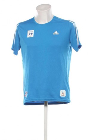 Мъжка тениска Adidas, Размер M, Цвят Син, Цена 27,99 лв.