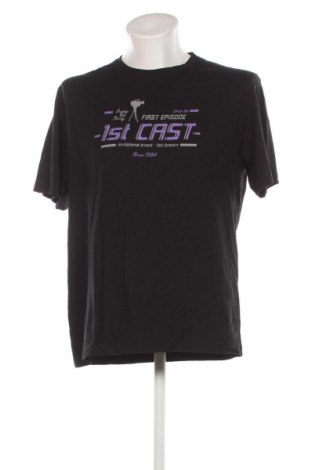Męski T-shirt Angelo Litrico, Rozmiar XXL, Kolor Czarny, Cena 62,99 zł