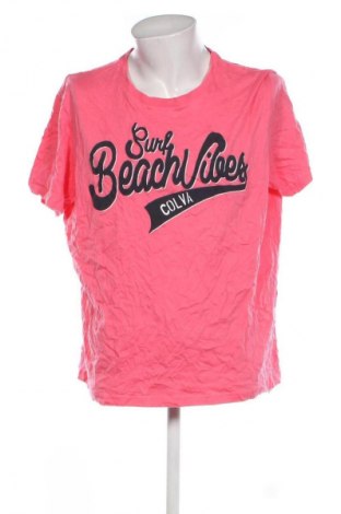 Męski T-shirt Angelo Litrico, Rozmiar XXL, Kolor Różowy, Cena 62,99 zł