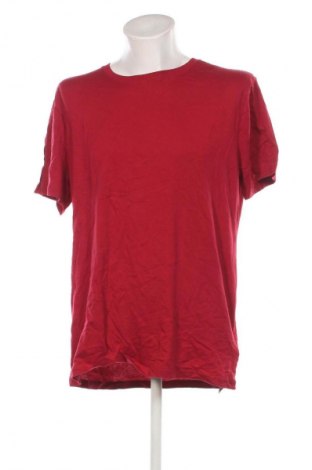 Męski T-shirt Basics, Rozmiar XXL, Kolor Czerwony, Cena 48,99 zł