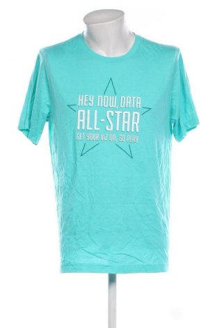 Herren T-Shirt Bella+Canvas, Größe XL, Farbe Blau, Preis 10,99 €