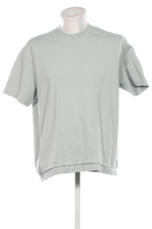Męski T-shirt Bershka, Rozmiar XL, Kolor Niebieski, Cena 44,94 zł