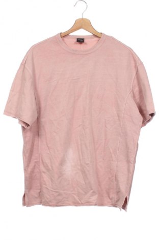 Pánské tričko  Bershka, Velikost XS, Barva Popelavě růžová, Cena  241,00 Kč