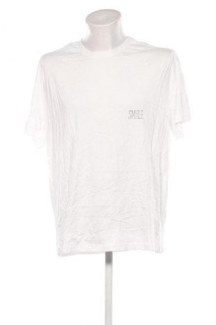 Męski T-shirt H&M, Rozmiar XL, Kolor Biały, Cena 62,99 zł