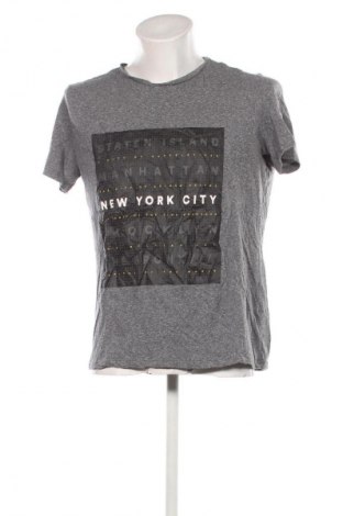 Мъжка тениска H&M, Размер L, Цвят Сив, Цена 19,99 лв.