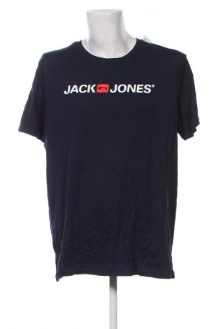 Męski T-shirt Jack & Jones, Rozmiar 3XL, Kolor Niebieski, Cena 59,99 zł