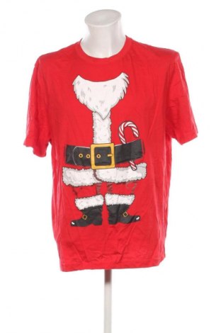 Męski T-shirt LOWES, Rozmiar 3XL, Kolor Czerwony, Cena 62,99 zł