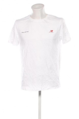 Męski T-shirt New Balance, Rozmiar M, Kolor Biały, Cena 88,99 zł