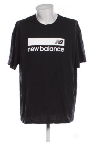 Мъжка тениска New Balance, Размер XXL, Цвят Черен, Цена 62,99 лв.