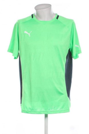Męski T-shirt PUMA, Rozmiar XL, Kolor Zielony, Cena 62,92 zł