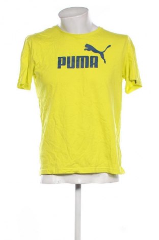 Męski T-shirt PUMA, Rozmiar M, Kolor Żółty, Cena 88,99 zł