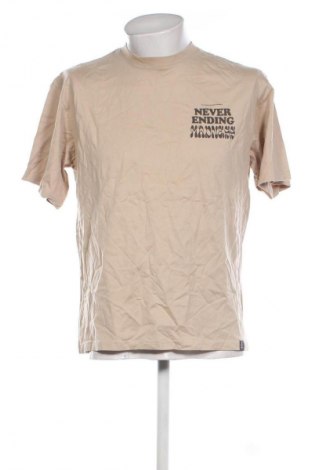 Ανδρικό t-shirt Pull&Bear, Μέγεθος S, Χρώμα  Μπέζ, Τιμή 12,99 €