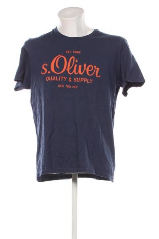 Ανδρικό t-shirt S.Oliver, Μέγεθος XL, Χρώμα Μπλέ, Τιμή 9,99 €