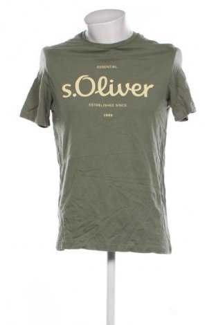 Męski T-shirt S.Oliver, Rozmiar M, Kolor Zielony, Cena 49,99 zł