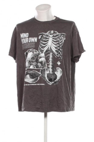 Męski T-shirt SHEIN, Rozmiar XL, Kolor Szary, Cena 62,99 zł