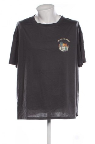 Męski T-shirt SHEIN, Rozmiar 3XL, Kolor Szary, Cena 62,99 zł
