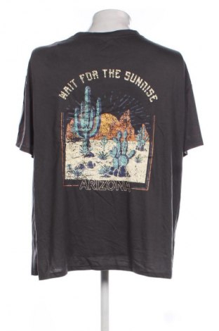 Męski T-shirt SHEIN, Rozmiar 3XL, Kolor Szary, Cena 62,99 zł