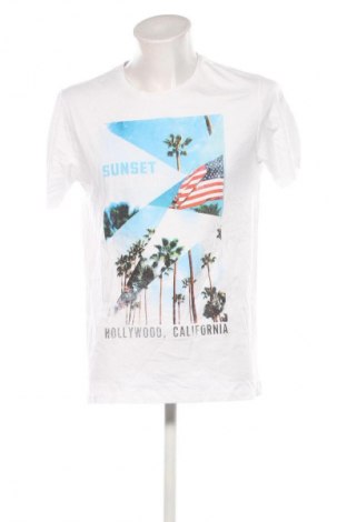 Męski T-shirt Selected Homme, Rozmiar L, Kolor Biały, Cena 45,99 zł
