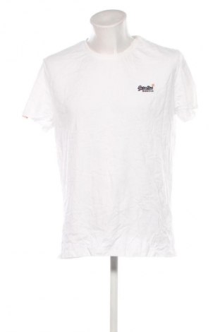 Męski T-shirt Superdry, Rozmiar XL, Kolor Biały, Cena 59,99 zł