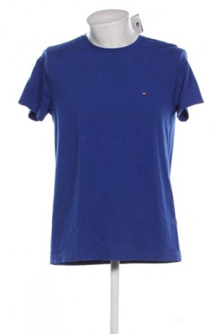 Męski T-shirt Tommy Hilfiger, Rozmiar XL, Kolor Niebieski, Cena 252,99 zł