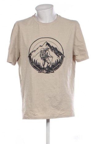 Męski T-shirt Unbranded, Rozmiar XXL, Kolor Beżowy, Cena 42,99 zł