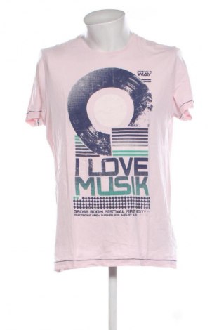 Męski T-shirt Unbranded, Rozmiar XL, Kolor Różowy, Cena 44,94 zł