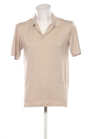 Męski T-shirt Uniqlo, Rozmiar L, Kolor Beżowy, Cena 65,99 zł