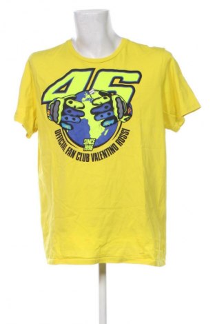 Męski T-shirt VR/46, Rozmiar XXL, Kolor Żółty, Cena 34,48 zł