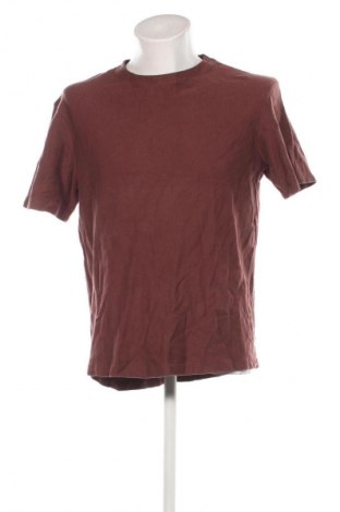 Męski T-shirt Zara, Rozmiar L, Kolor Brązowy, Cena 52,99 zł