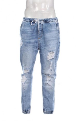 Męskie jeansy Bershka, Rozmiar XL, Kolor Niebieski, Cena 127,99 zł