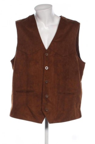 Męska kamizelka Big & Chic, Rozmiar 3XL, Kolor Brązowy, Cena 95,99 zł