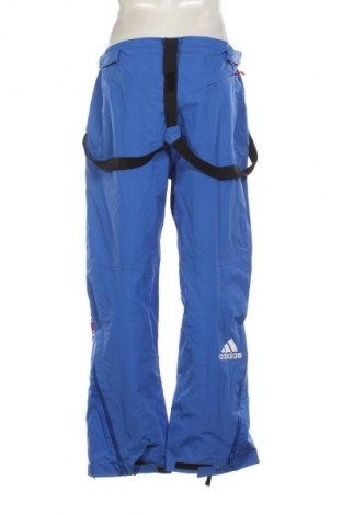 Męskie zimowe spodnie sportowe Adidas, Rozmiar M, Kolor Niebieski, Cena 327,59 zł