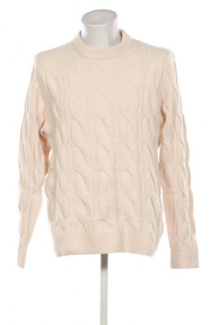 Herrenpullover Jack & Jones, Größe L, Farbe Ecru, Preis € 68,99