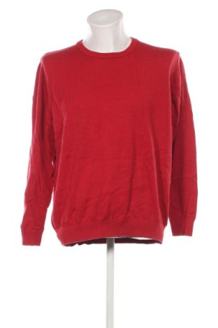 Męski sweter John Cabot, Rozmiar XL, Kolor Czerwony, Cena 114,99 zł