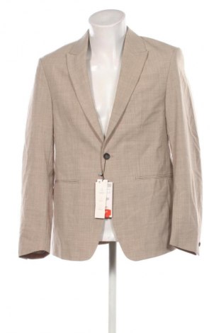 Herren Sakko Zara, Größe L, Farbe Beige, Preis € 62,92