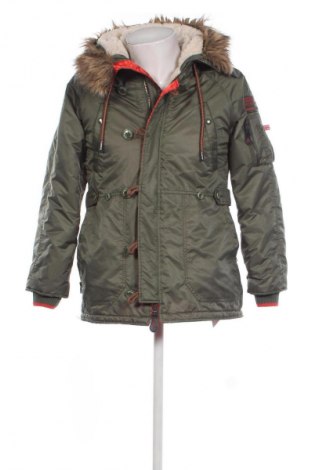 Ανδρικό μπουφάν Superdry, Μέγεθος M, Χρώμα Πράσινο, Τιμή 59,99 €