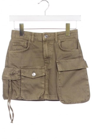 Rock Bershka, Größe XS, Farbe Grün, Preis 9,71 €