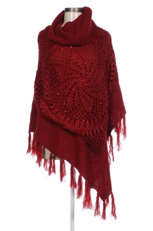 Poncho Unbranded, Mărime M, Culoare Roșu, Preț 79,00 Lei