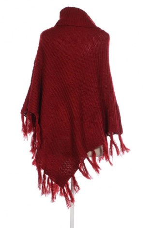 Poncho Unbranded, Mărime M, Culoare Roșu, Preț 79,00 Lei