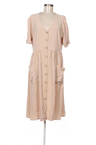 Sukienka Boohoo, Rozmiar XL, Kolor Beżowy, Cena 57,99 zł