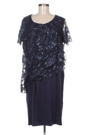 Šaty  Elegance, Velikost 4XL, Barva Modrá, Cena  1 329,00 Kč