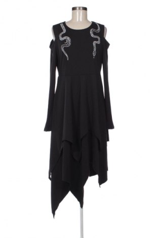 Kleid Romwe, Größe XL, Farbe Schwarz, Preis 14,83 €