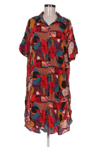 Kleid SHEIN, Größe 3XL, Farbe Mehrfarbig, Preis 33,99 €