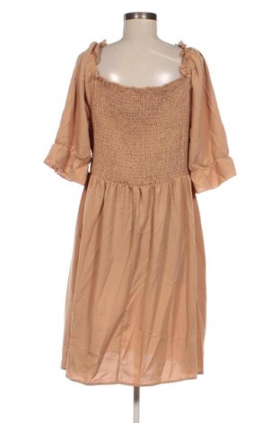 Kleid SHEIN, Größe 3XL, Farbe Beige, Preis 20,99 €
